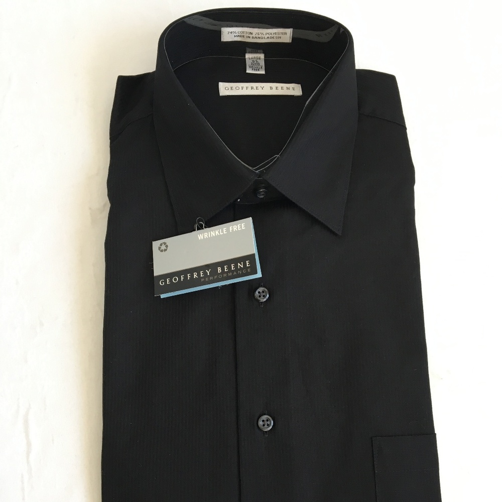 Mens Geoffrey Beene Dress Shirt In Size Large